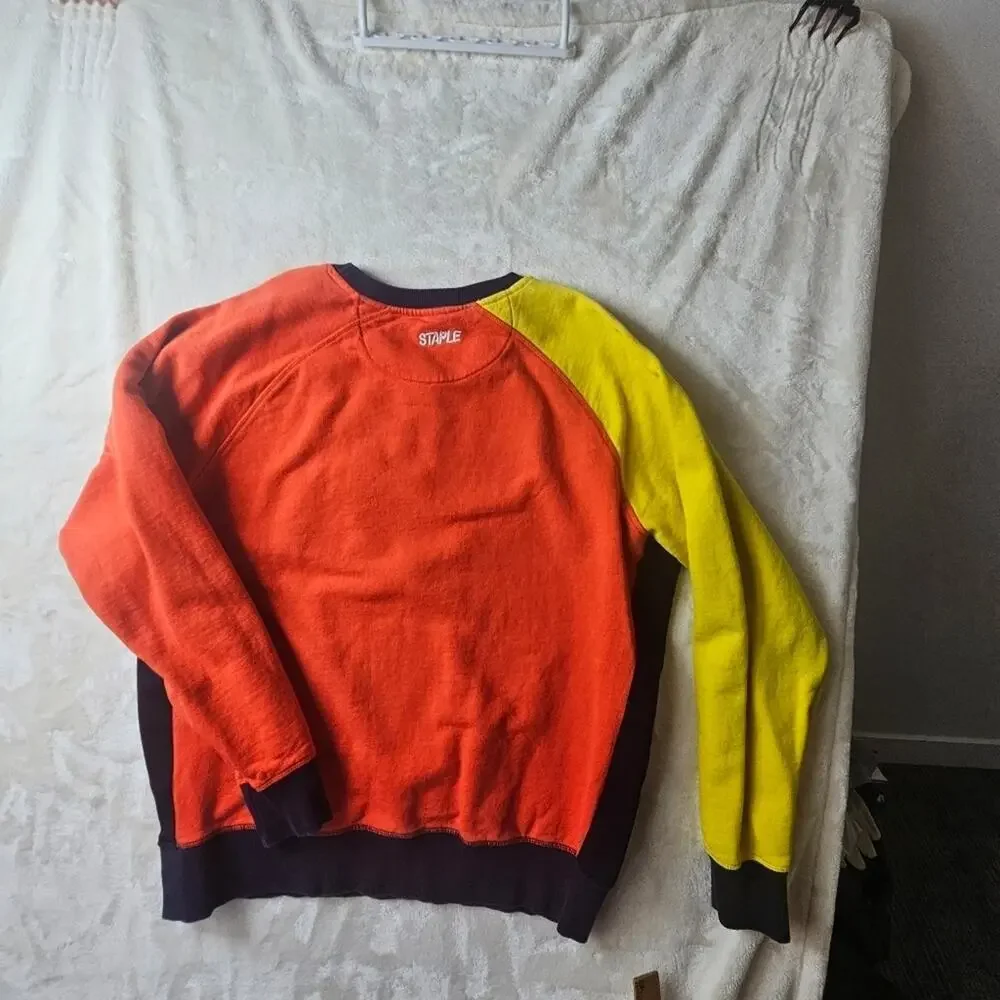 Staple pidgeon Sweatshirt Men's XL Multicolor Sweater Streetwear 80s 90s Vintage